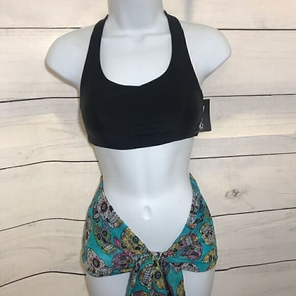 NEW! Onzie Chic Yoga Sports Bra Black Sz Small - Picture 4 of 11